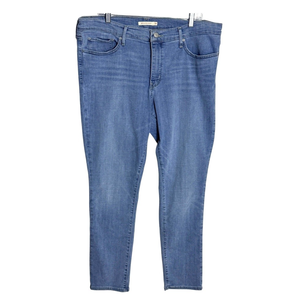 Levi's 311 Shaping Skinny Sz 34 Medium Wash Blue Stretch Denim Jeans Classic